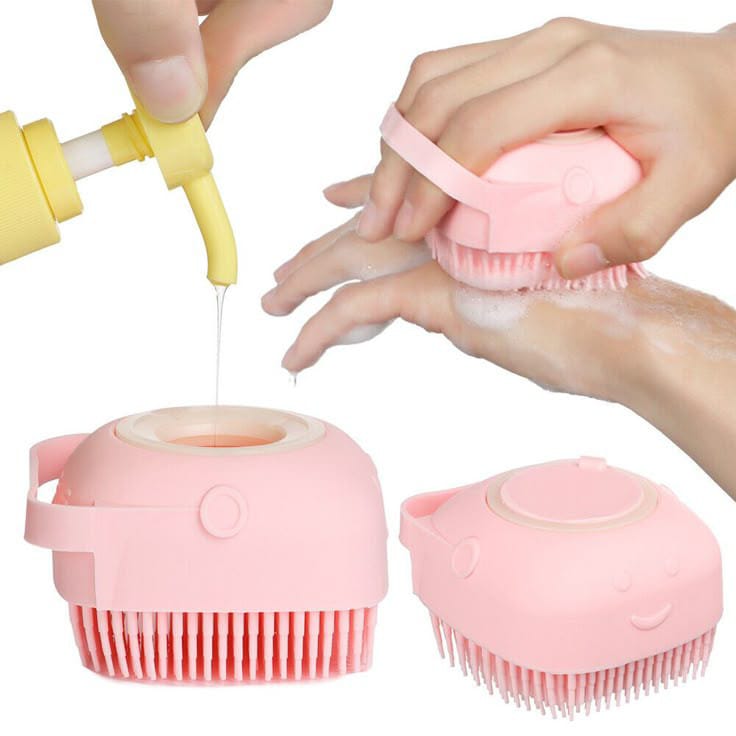 Soft Silicone Bath Brush Body Exfoliator Massage