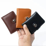 Mini Bifold Botton Wallets