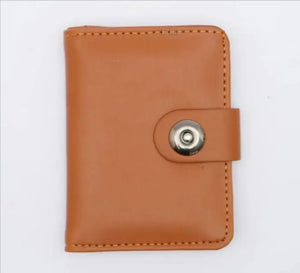 Mini Bifold Botton Wallets