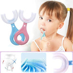 1+1 = 2 PICE U-Shaped Toothbrush for Children & Baby