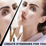 Beard Eyebrow Pen Waterproof Pencil Long Lasting Professional Fine Sketch Liquid Eye Brow Pencil
